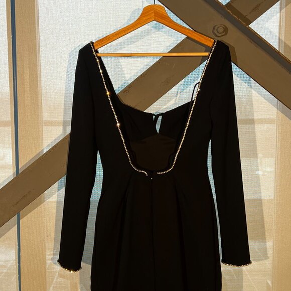 S House of CB ROSA Black Crystal Embellished Maxi Dress - Picture 4 of 10